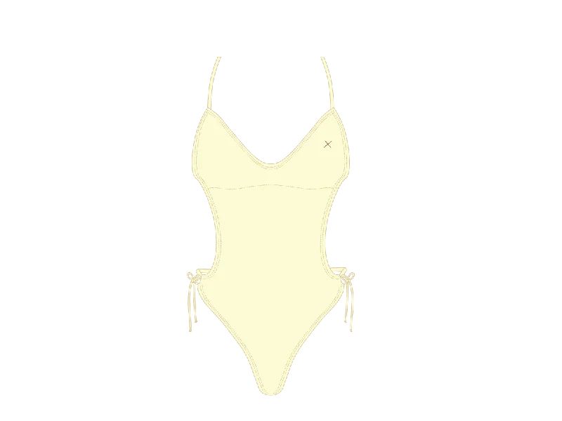 Women’s one-piece swimsuit seasonal glow -Vanilla Ringer One Piece