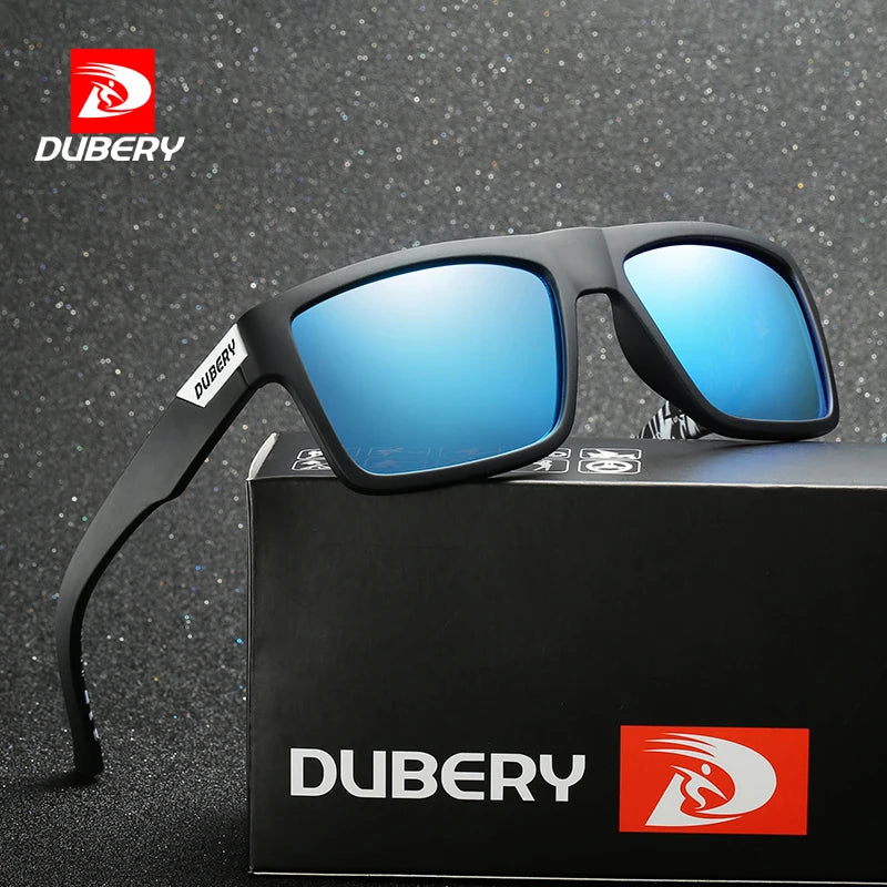 ladies sunglasses slide fit -DUBERY Design Polarized Sunglasses Men Driver Shades Male Vintage Sun Glasses For Men Spuare Colorful Summer UV400 Oculos