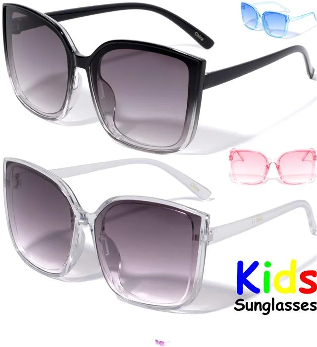 ladies sunglasses bold glow -Girls Large Square Sunglasses for Kids