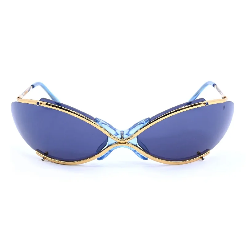 ladies sunglasses uni lens -BIKINI BRILLANTE GOLD - With Sapphires