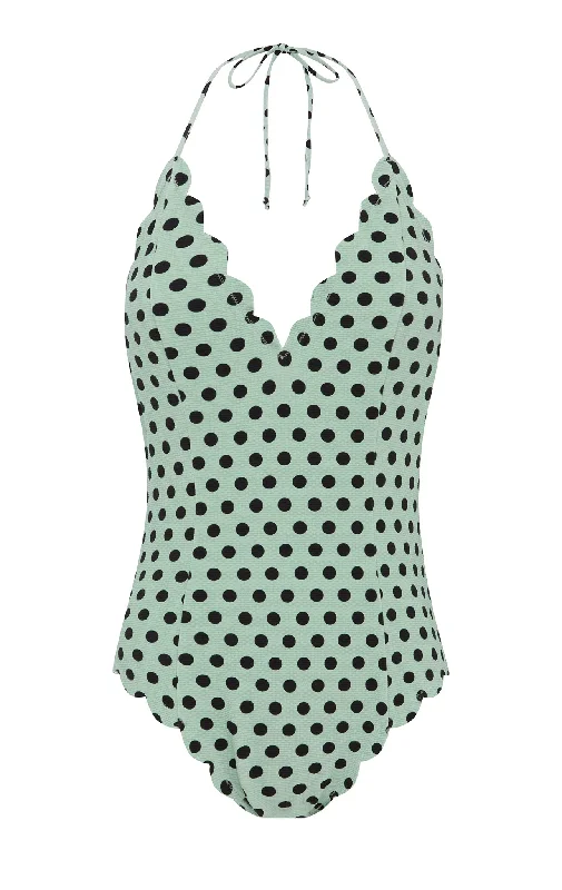 Women’s one-piece swimsuit olive calm -Broadway Maillot