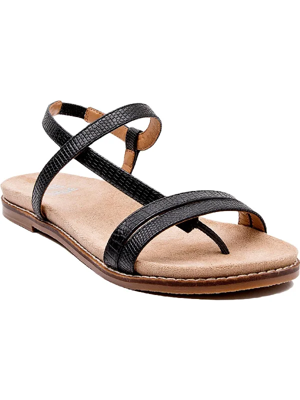 Women’s sandals muted calm glow -Holly Womens Thong Strappy Flat Sandals