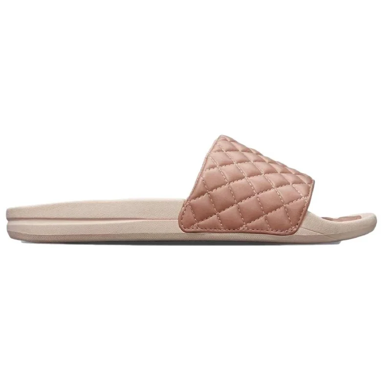 Women’s sandals rural charm glow -Women's Lusso Slide In Rose Dust/creme