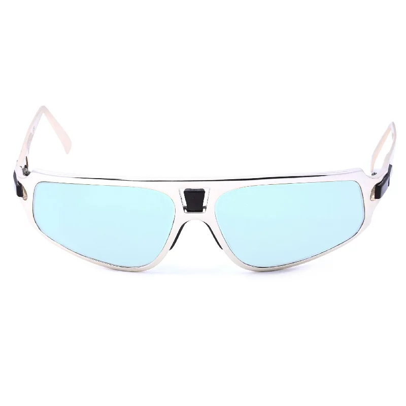 ladies sunglasses curvy face -The Seventy-One - Sky Blue