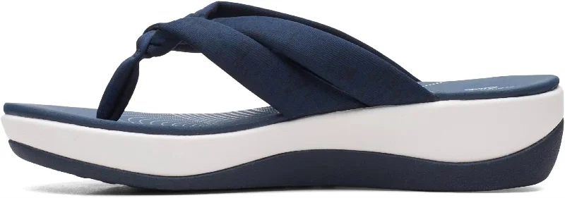 Women’s sandals sale stylish flair -Women's Arla Kaylie Flip-Flop In Navy Interest Blue Marine