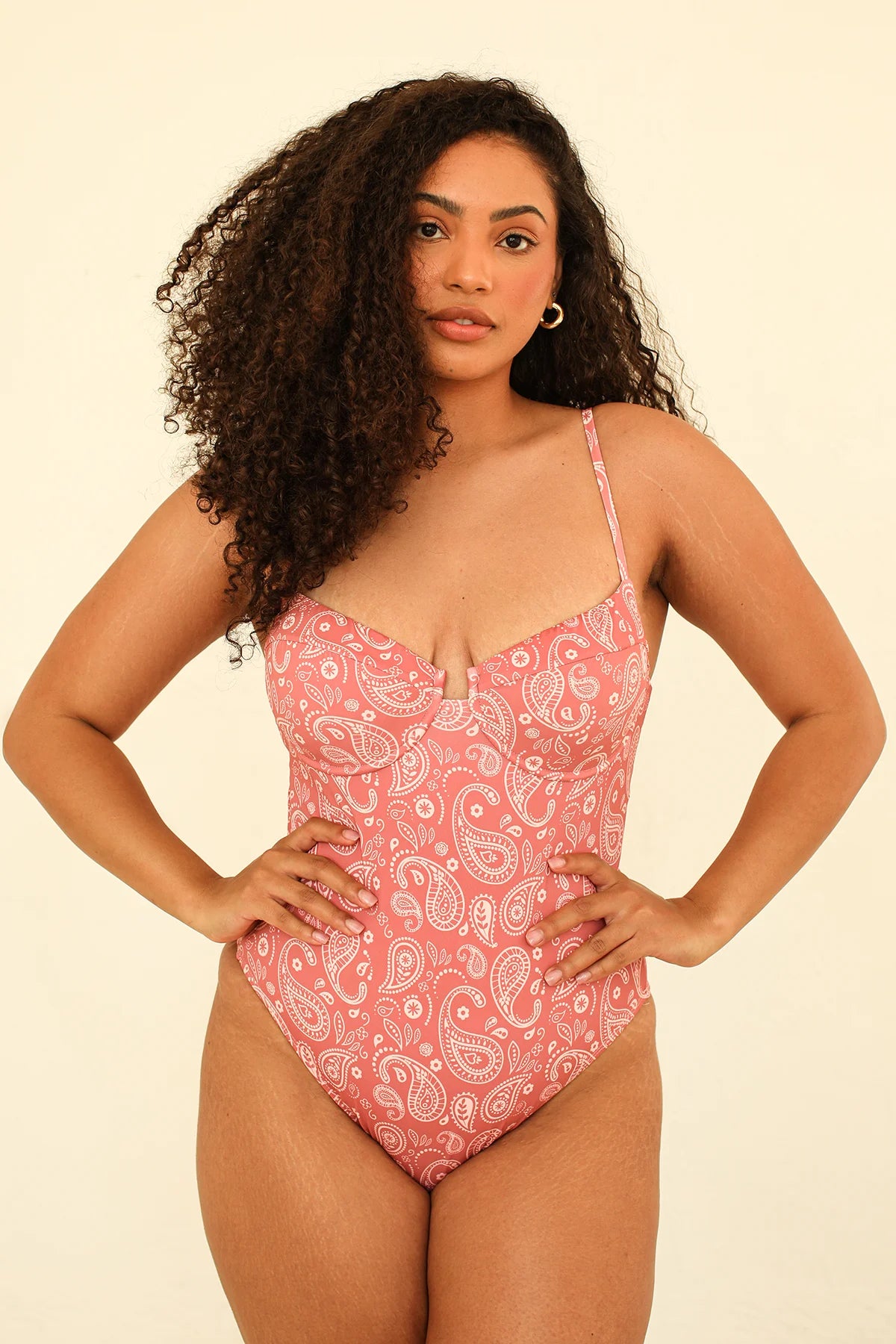 Women’s one-piece swimsuit seamless glow -Saltwater Thigh High Cut One Piece