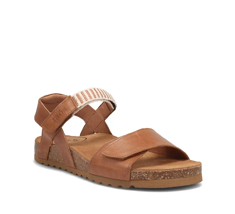 Women’s sandals ocean wave glow -Women's Symbol Sandal In Tan