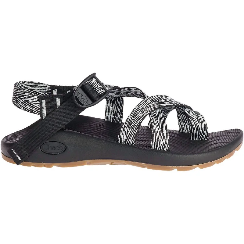 Women’s sandals plus size comfy flair -Women's Z/2 Adjustable Strap Sandal In Trap B+W