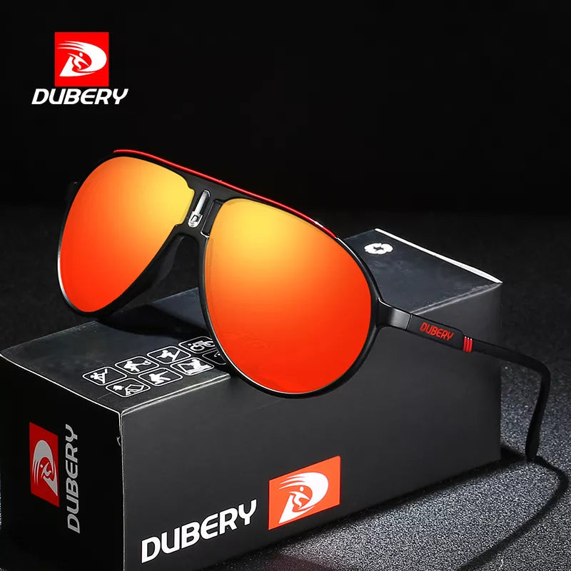 ladies sunglasses haze proof -DUBERY Vintage Sunglasses Polarized Men's Sun Glasses For Men Driving Black Square Oculos Male 7 Colors Model Women's sunglasses