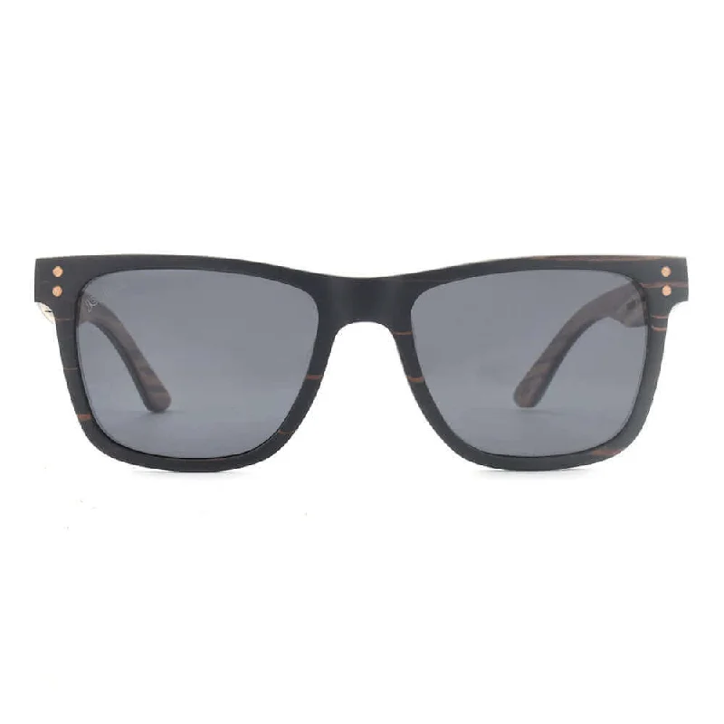 ladies sunglasses faint design -Benja - Wooden Veneer Sunglasses